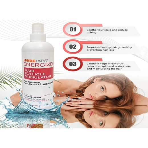 بخاخ انرجايزر لتحفيز نمو بصيلات الشعر كبير - من هوب لابس