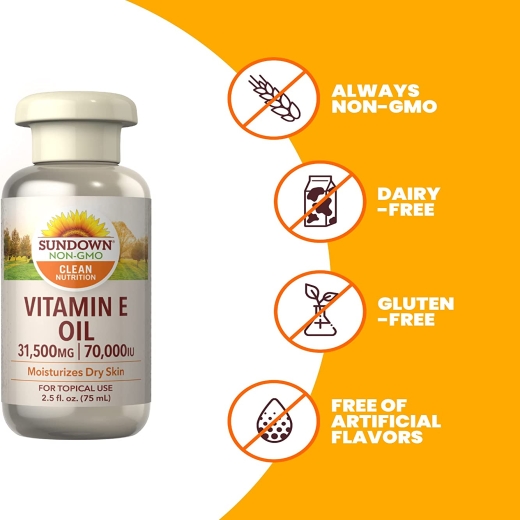 زيت فيتامين إي - من صن داون ناتشورالز