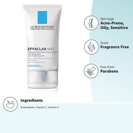 كريم مرطب مكافح للمعان والمسام للبشرة الدهنية والمختلطة - من لاروش بوزية