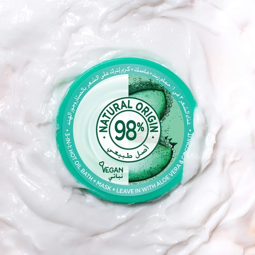 غذاء الشعر المغذي ٣ في ١ خلاصة صبار الالوفير للشعرالعادي- من غارنييه