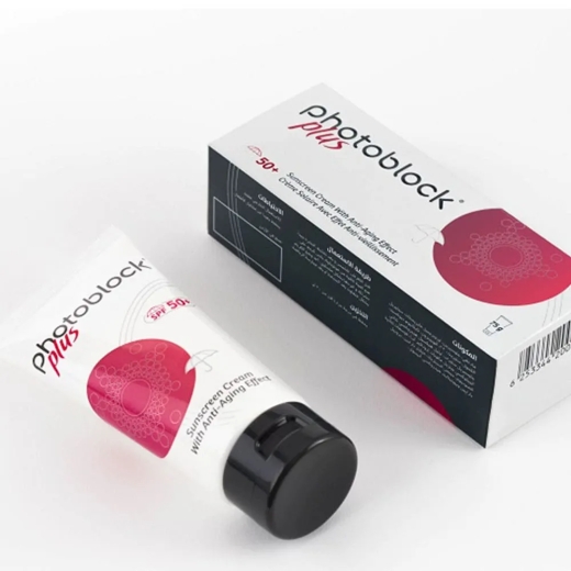 جل واقي شمس فوتو بلوك بلس مقاوم علامات تقدم السن- من ديرما