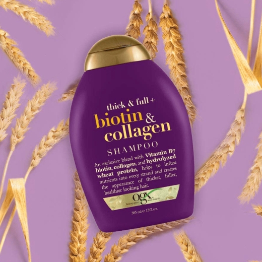 شامبو البيوتين والكولاجين- من او جي اكس