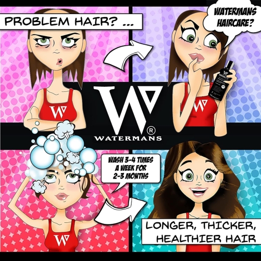 شامبو جرو مي  غني بالبيوتين والكافيين وزيت الارجان لترطيب الشعر وتنشيط نموه - من  واترمانز