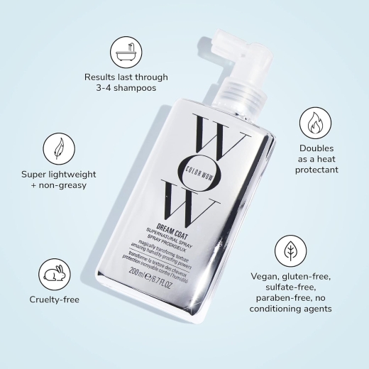 بخاخ معالج للشعر دريم كوت سوبرناتشورال لمقاومة تجعد الشعر -من كولور واو