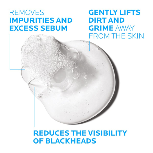 غسول الوجه إيفاكلار للبشرة الدهنية والمختلطة 200 مل   - من لاروش بوزية