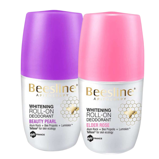 مزيل عرق تألق اللؤلؤ مفتح + مزيل عرق مفتح معا ريحة الورد مجانا  - من بيزلين