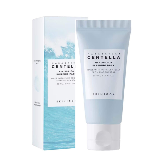 قناع نوم هيالو-سيكا  سنتيلا  مع 5 أحماض هيالورونيك والميلاتونين يهدئ ويرطب- من سكين 1004