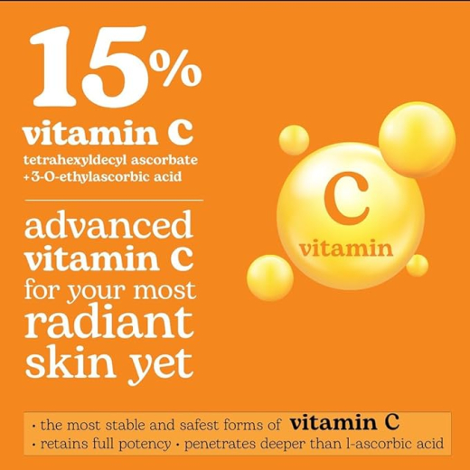 سيروم فيتامين سي 15% النقي لتفتيح و توحيد لون البشرة - من بيزلين