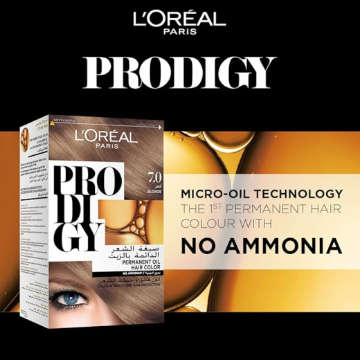 صبغة شعر برودجي خالية من الأمونيا  7.0 لون أشقر- من لوريال