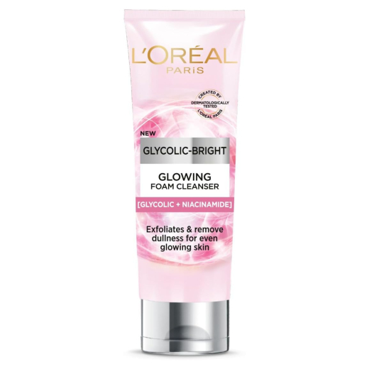 غسول يومي للوجه لإشراقة فورية بحمض الجلايكوليك  - من لوريال