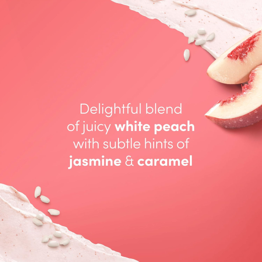 مقشر للجسم بالخوخ الأبيض والأرز المطحون 298 غرام -من دوف